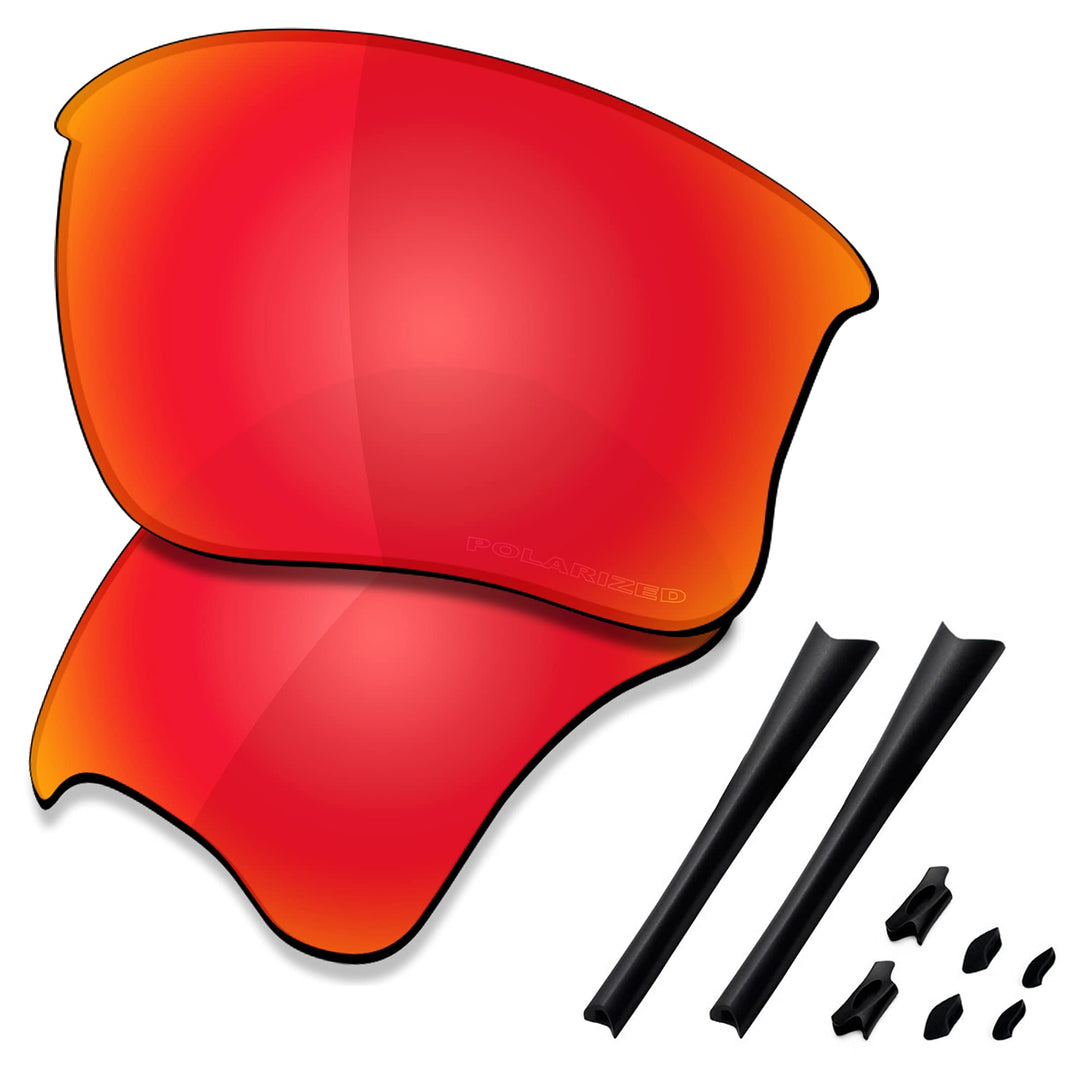 Saucer Premium-Ersatzgläser und Gummi-Kits für Oakley Flak Jacket XLJ OO9009 Sonnenbrillen High Defi