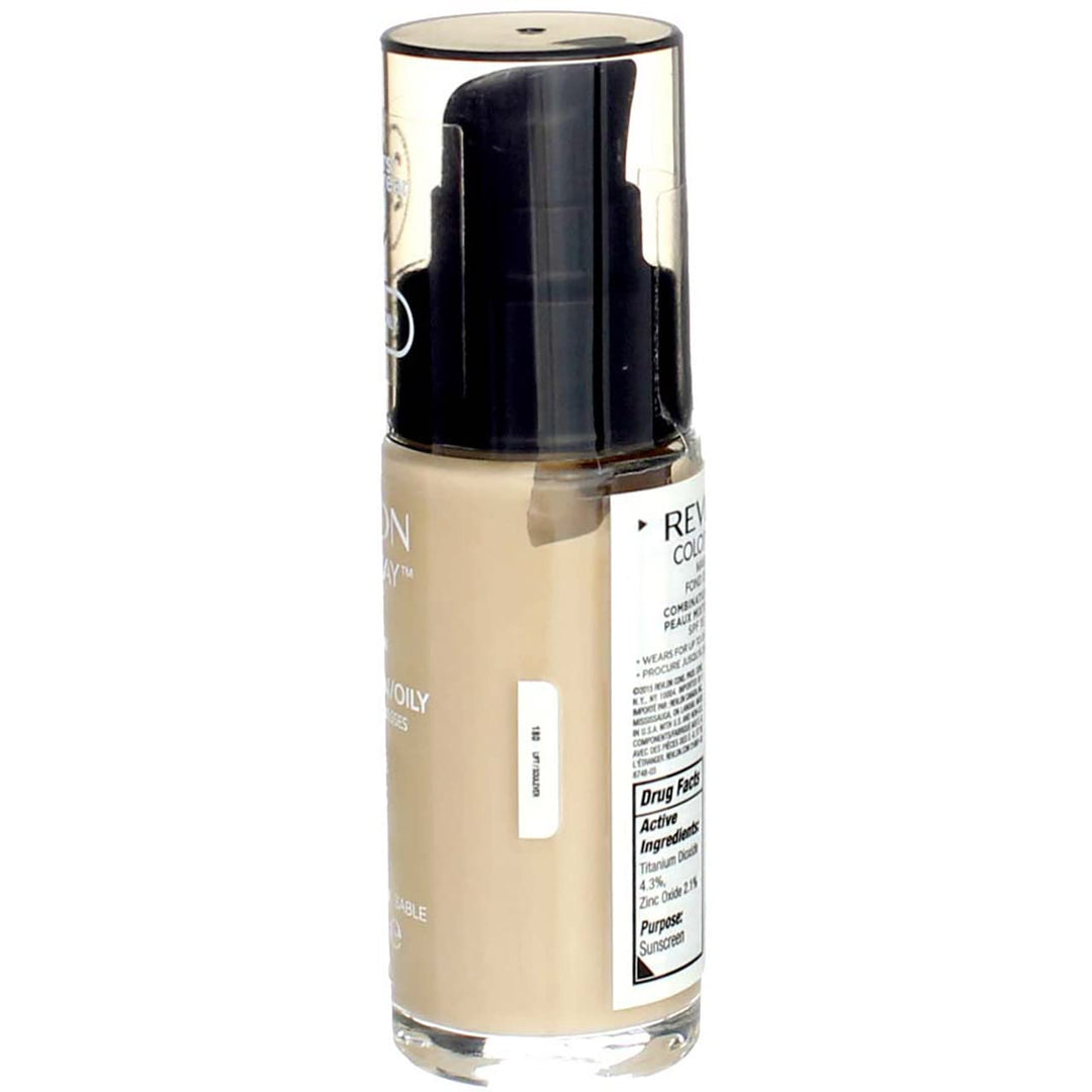 Revlon Colorstay Make Up - combination/Oily Skin 180 Sand Beige (2-Pack) Beige 30 ml (2er Pack), Bei