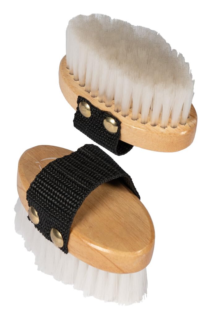 HKM Kinder Hobby Horsing Putzset Holz, Natur, One Size