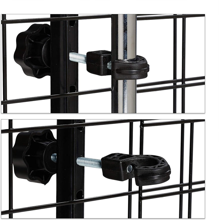 Relaxdays Hundegitter Auto, Trenngitter Universal gross, verstellbare Breite, Autogitter Masse HxB 4