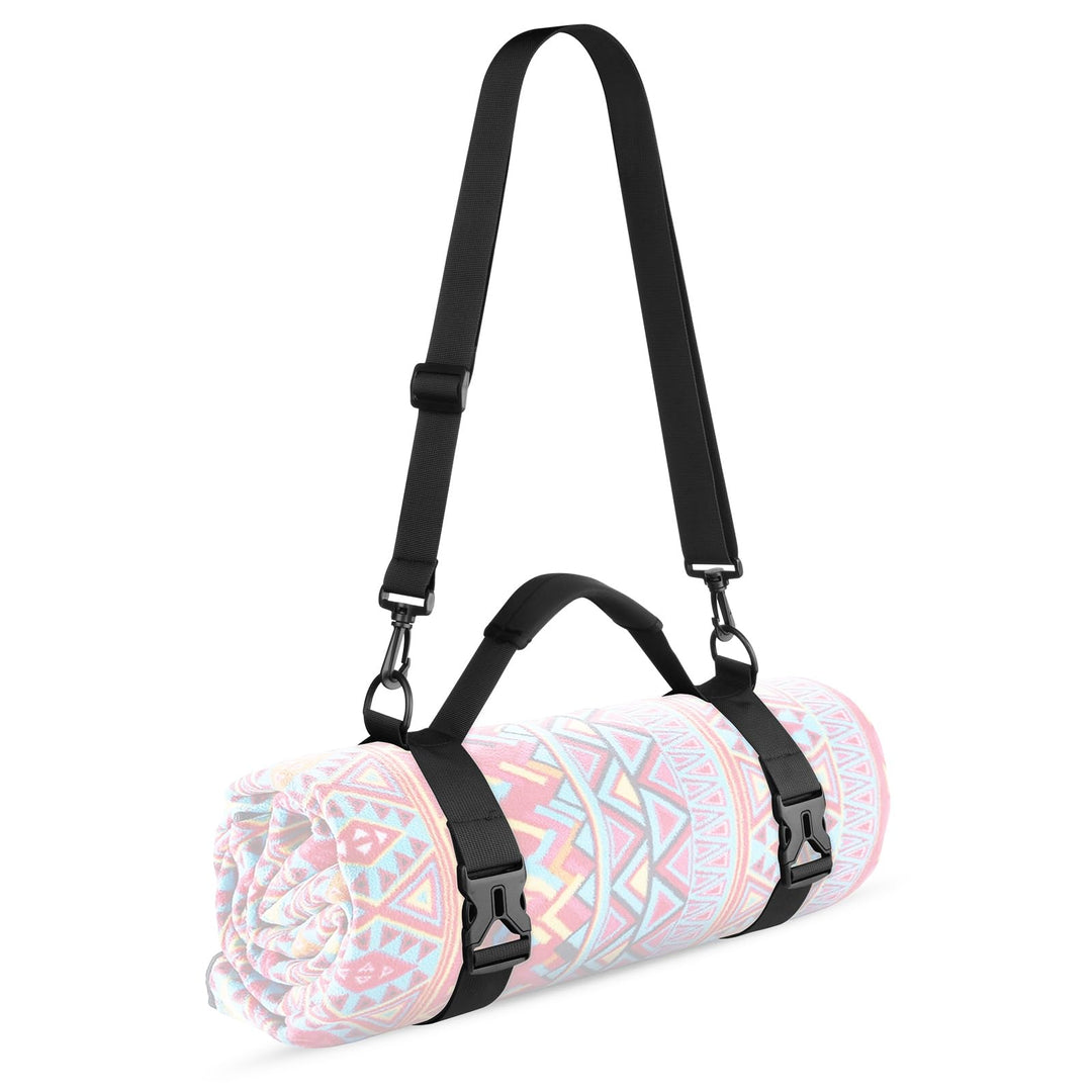 Cosmos Tragbare Yogamatte, Gurt, Matte, Picknickdecke, Gurt mit verstellbarem Schultergurt und Griff