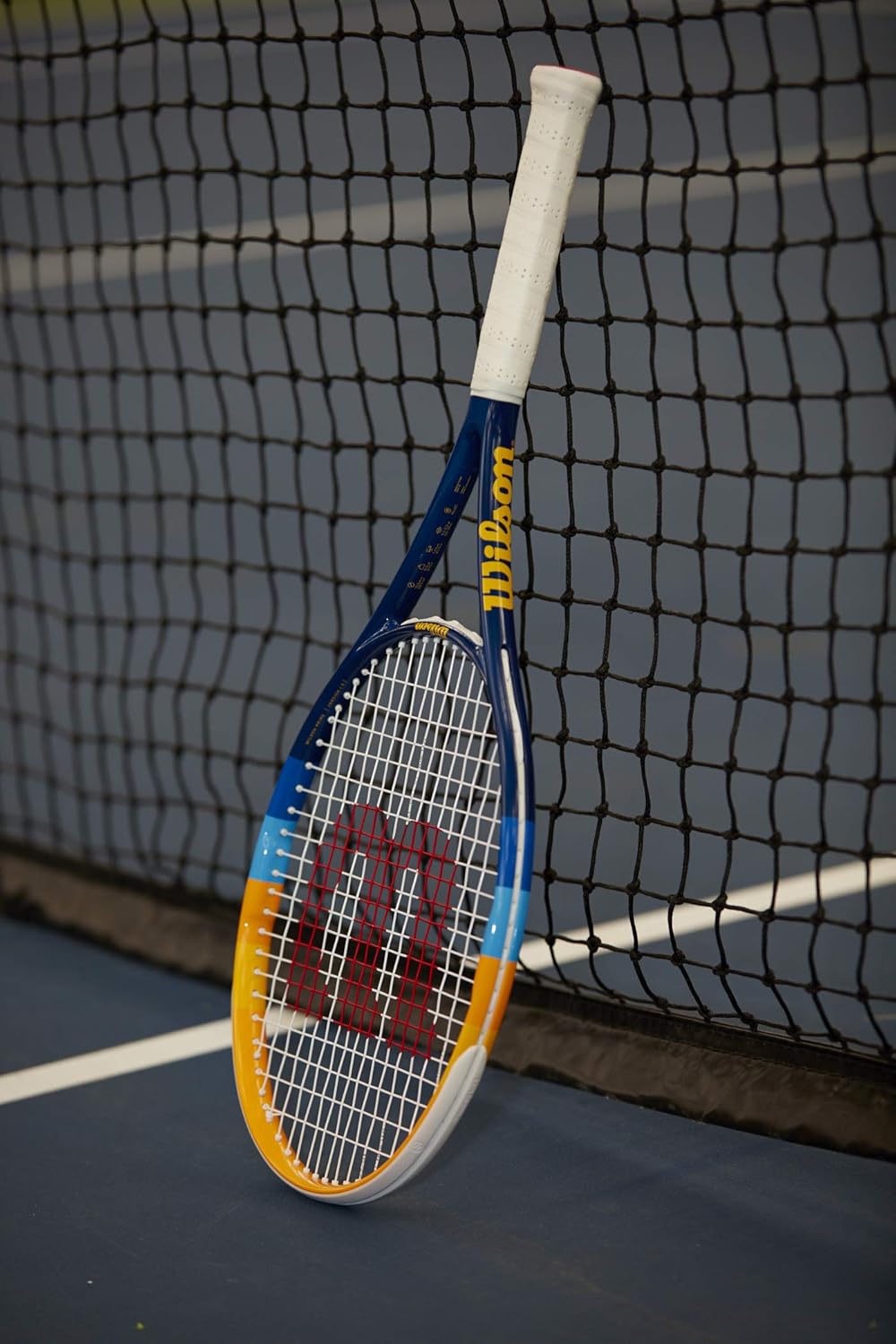 Wilson Tennisschläger, Wilson Profile, Unisex, Anfänger und Freizeitspieler, Griffstärke 3 Blue/Oran