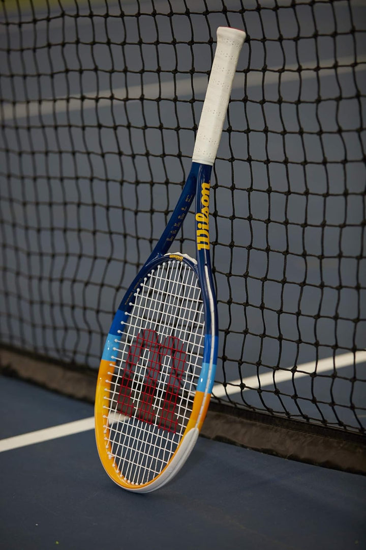 Wilson Tennisschläger, Wilson Profile, Unisex, Anfänger und Freizeitspieler, Griffstärke 3 Blue/Oran