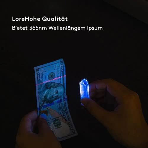 RovyVon A8-G4 Mini Taschenlampe USB C wiederaufladbar, 5000K Multifunktionale Taschenlampe, 420 Lume