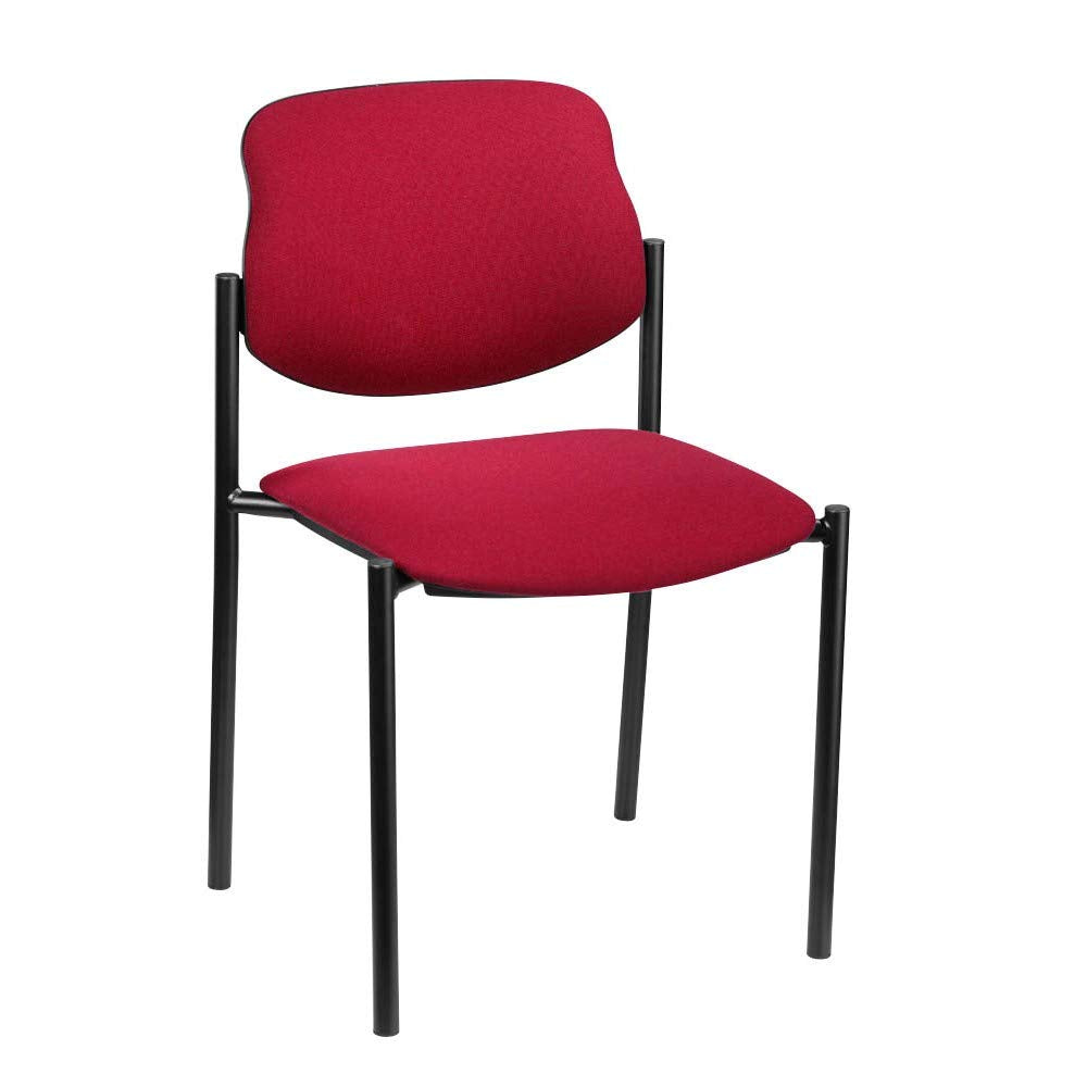 NOWY STYL STYL Black C29 4ER Besucherstuhl Bordeaux/G:sch/4