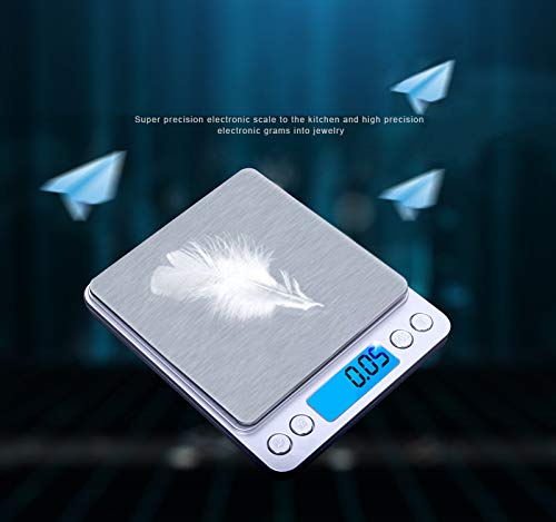 Meichoon Digital Jewelry Massstab/Küche Lebensmittel Massstab Stalhof P/500 g (0,01), High Precision