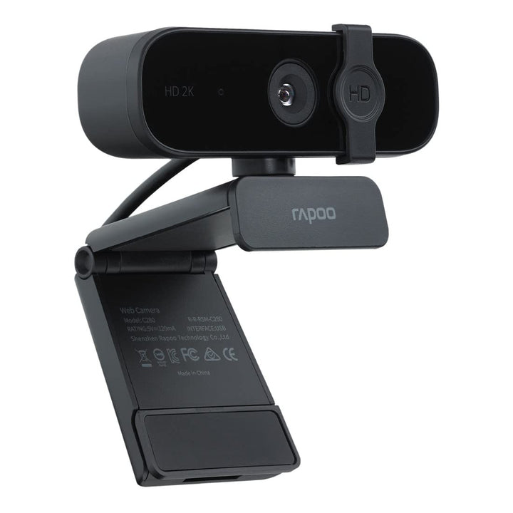 Rapoo XW2K Full HD 2K Webcam (4MP) 85° Sichtfeld, Autofokus, Rauschunterdrückung, USB-Anschluss, Kam