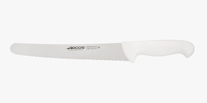 Arcos Konditormesser aus Nitrum-Edelstahl mit 250 mm Klinge - Ergonomischer Griff aus Polypropylen,