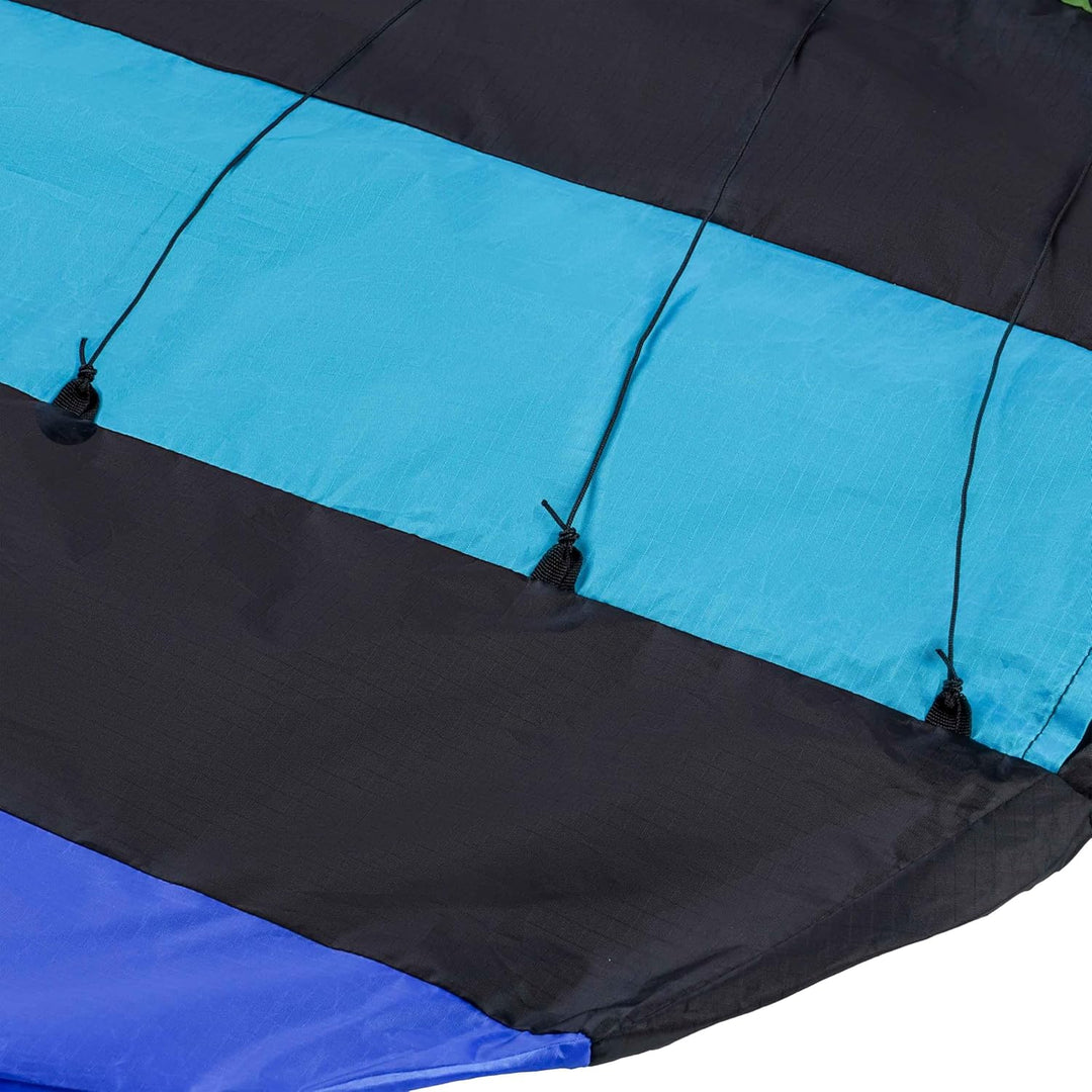 Wolkenstürmer® Paraflex Basic 2-Leiner Lenkmatte 2.1 SE grau - Kite Drachen mit Flugschlaufen – Zwei