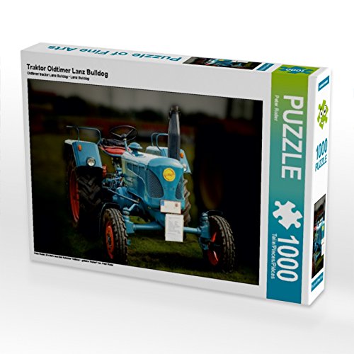 CALVENDO Puzzle Traktor Oldtimer Lanz Bulldog 1000 Teile Lege-Grösse 64 x 48 cm Foto-Puzzle Bild von