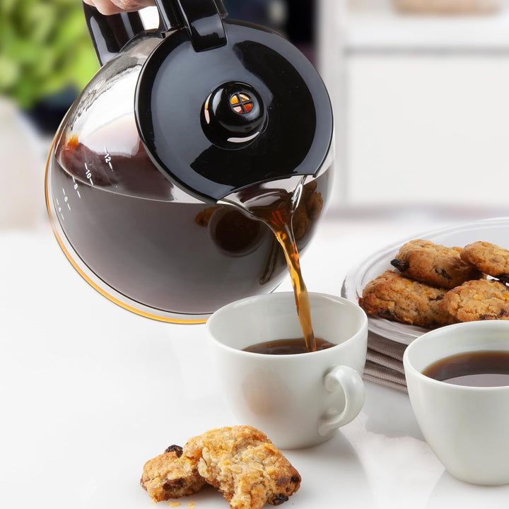 Domo DO708K - Kaffeeautomat- 1,5 L - Timer, Schwarz, Silver