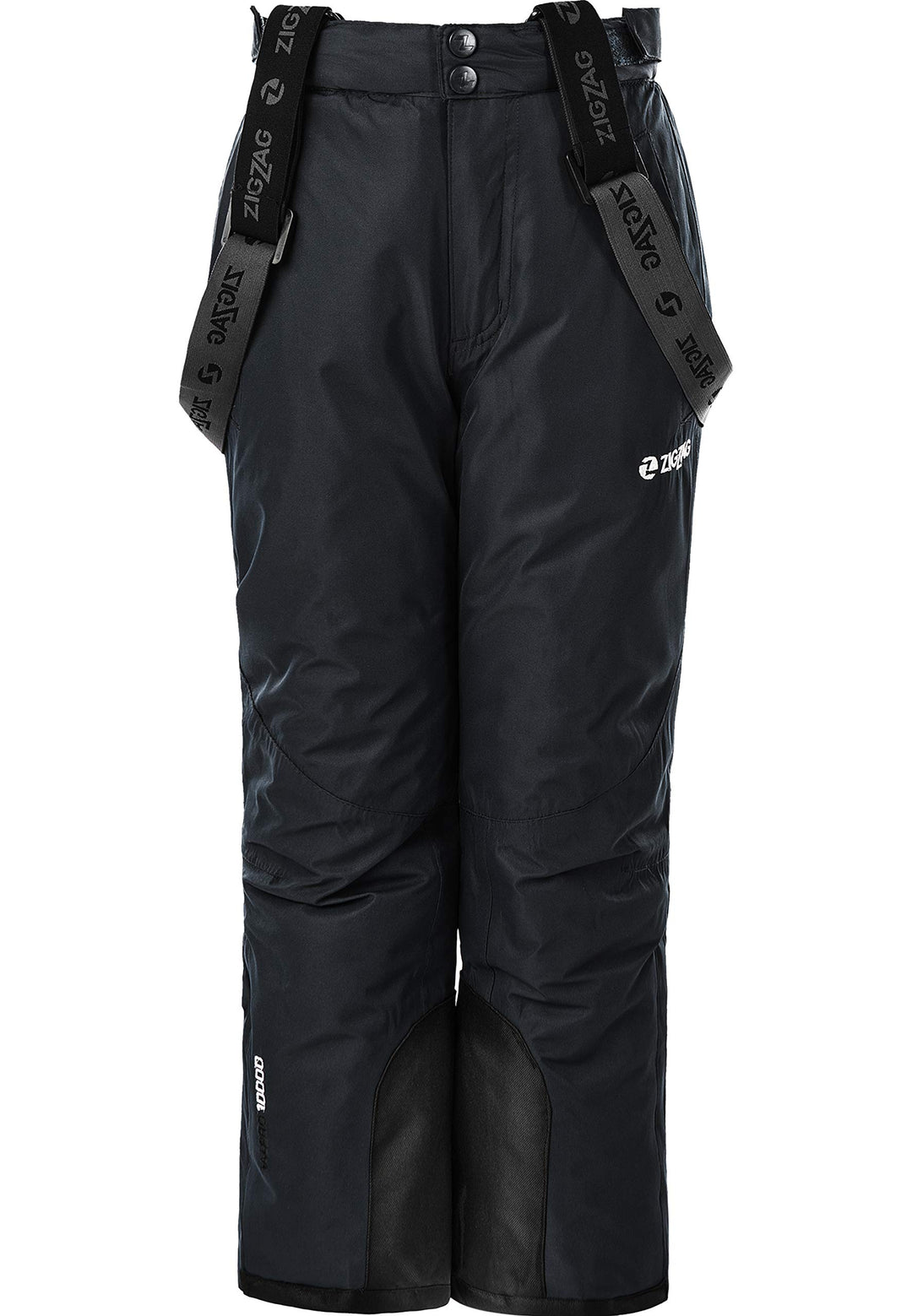 ZIGZAG Kinder Whistler Skihose 'Provo' mit 10.000 mm Wassersäule Robuste Skihose mit Hosenträgern un