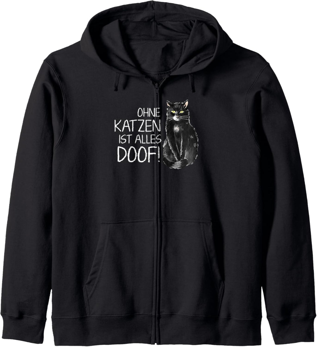 Ohne Katzen ist alles doof Kapuzenjacke