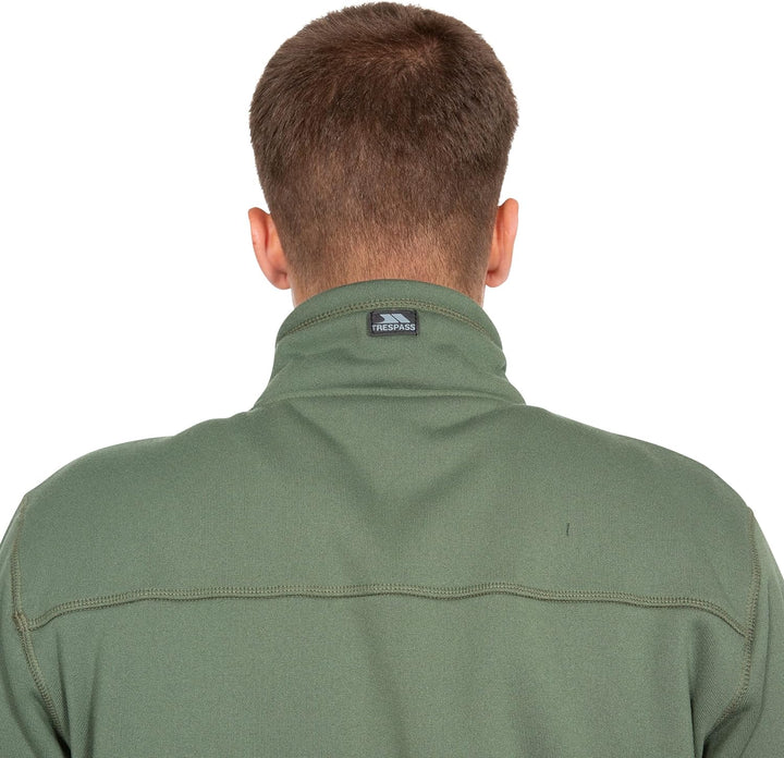 Trespass Herren Tailbridge Fleece, Mehrfarbig, XL S Grün, S Grün