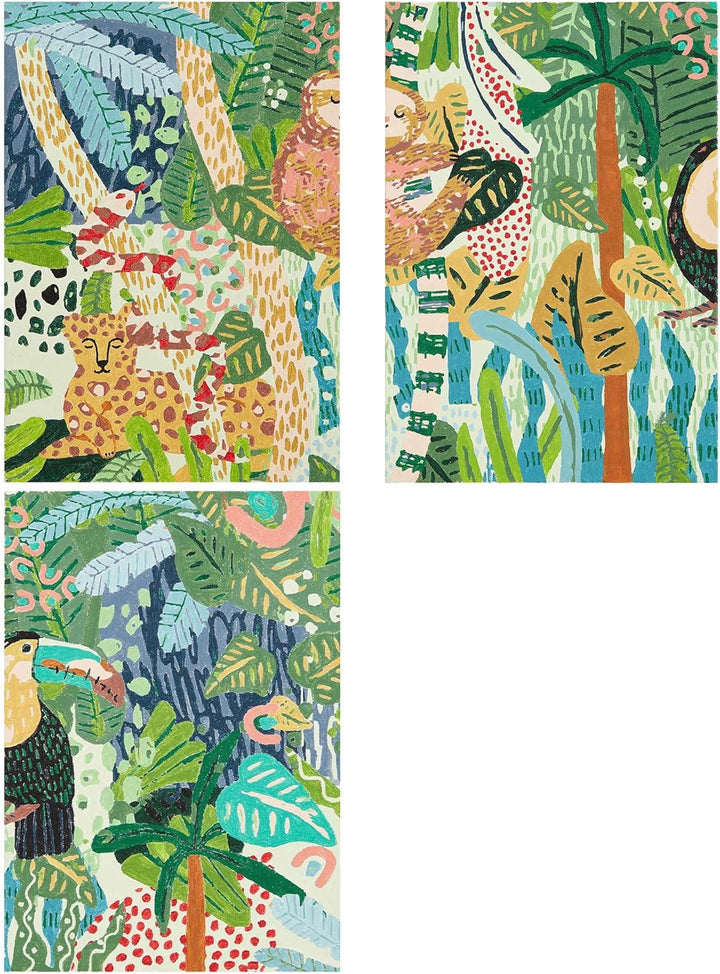 Dabble Premium Set Malen nach Zahlen für Erwachsene - 3 Stück - Mit Zubehör: Leinwand, Rahmen, Acryl