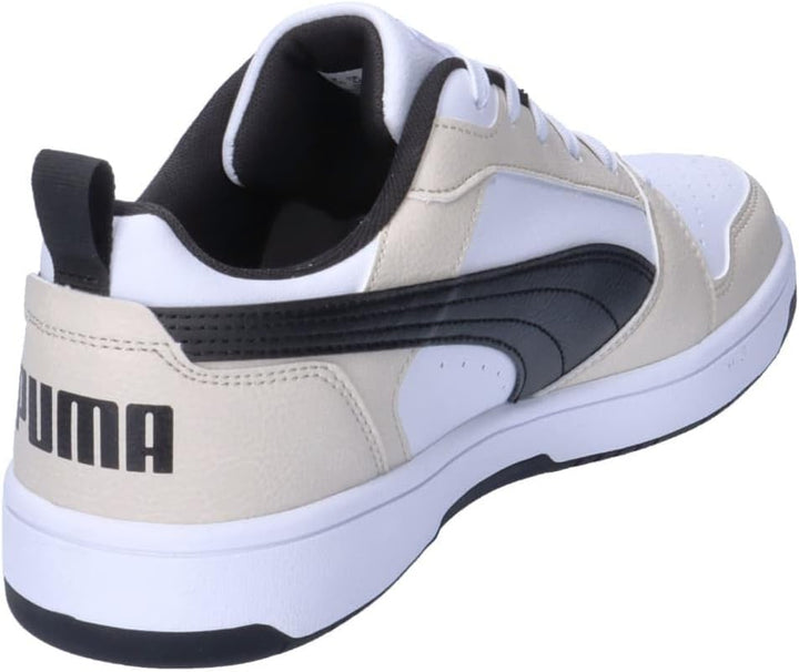 PUMA Herren Rebound V6 Low Leichtathletik-Schuh 36 EU Alpine Snow New Navy Puma White, 36 EU Alpine