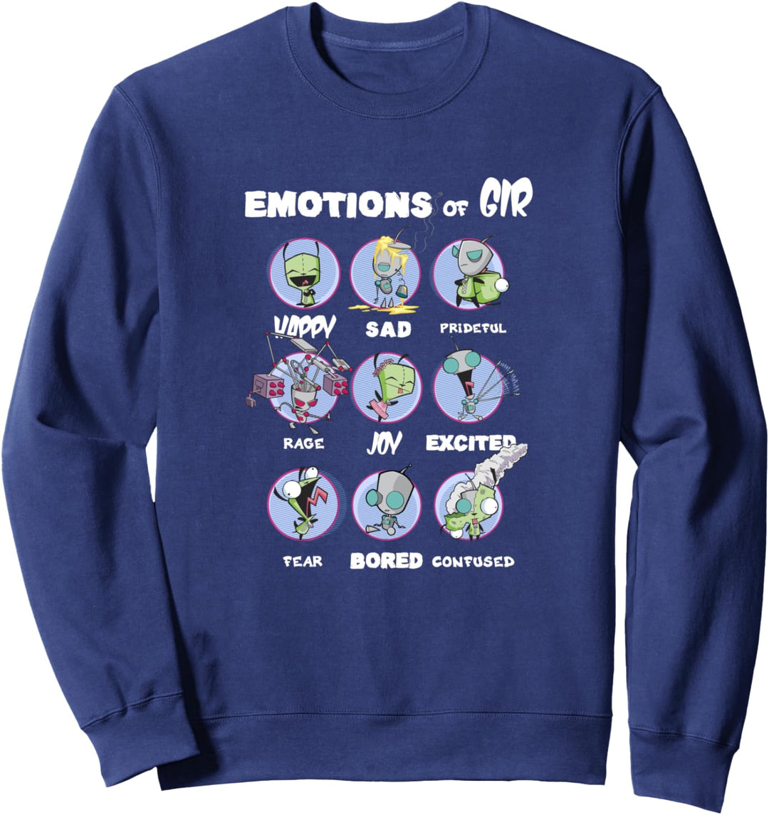 Invader Zim The Many Emotions of GIR Sweatshirt