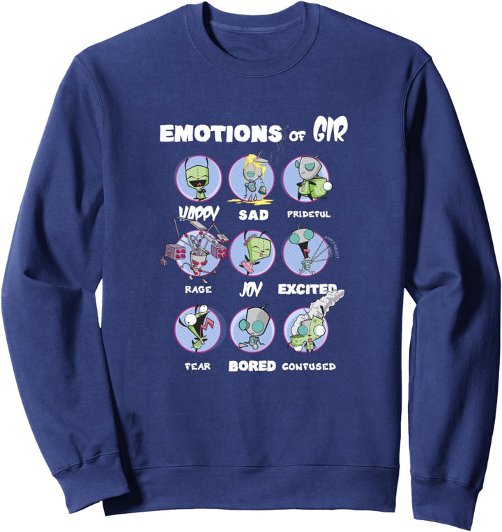 Invader Zim The Many Emotions of GIR Sweatshirt