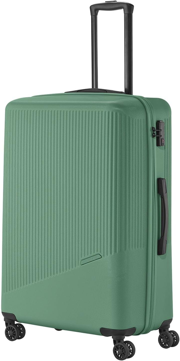 travelite 4-Rad Koffer Set 3 teilig Grössen L/M/S, Gepäck Serie BALI: ABS Hartschalen Trolleys mit T