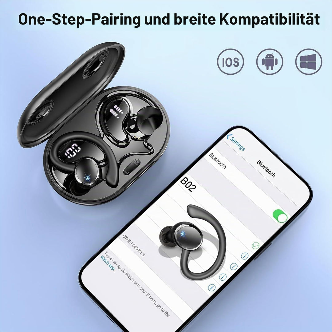 2026 Kopfhörer Kabellos Bluetooth 5.4, Bluetooth Kopfhörer, 50 Std Spielzeit, 4 ENC Noise Cancelling