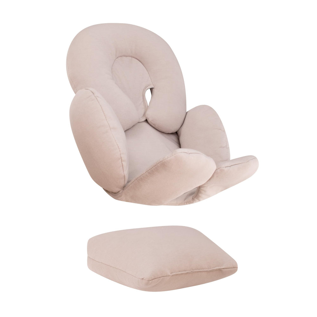JYOKO Kids Sitzverkleinerer Antiallergikum Universal Baby 100% Baumwolle (Beige, Enthält Kopf-, eine