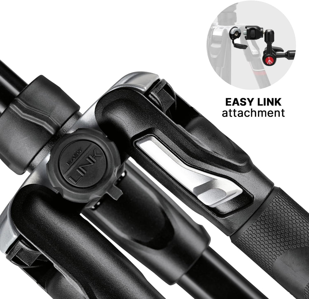 Manfrotto Befree Advanced Kamera Stativ Kit mit Drehverschluss Reisestativ Kit mit Kugelkopf tragbar