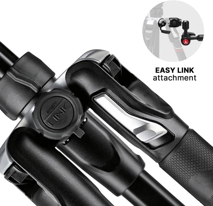 Manfrotto Befree Advanced Kamera Stativ Kit mit Drehverschluss Reisestativ Kit mit Kugelkopf tragbar