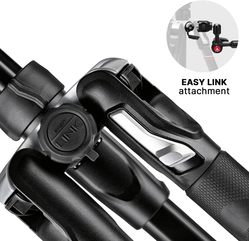 Manfrotto Befree Advanced Kamerastativ mit Hebelklemme, tragbares und kompaktes Reisestativ-Set mit