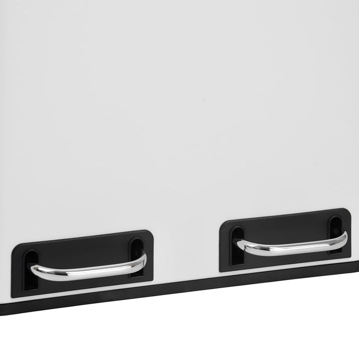 SVITA TM2X15 Treteimer 30 Liter Abfalleimer Mülleimer Design Mülltrennung Papierkorb Küchen-Ordnung