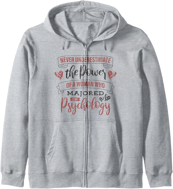 Psychologie Studentin Geschenk Kapuzenjacke