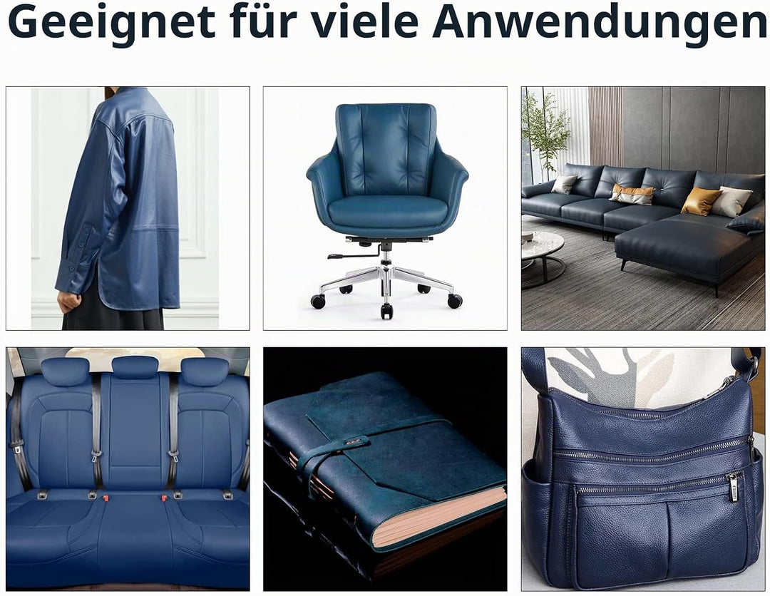 Kunstleder Selbstklebende Leder Reparatur Set, Lederflicken Selbstklebende Leder Reparatur Patch 40