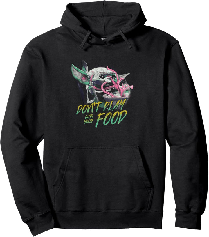 Star Wars The Mandalorian Child Fun Food Pullover Hoodie