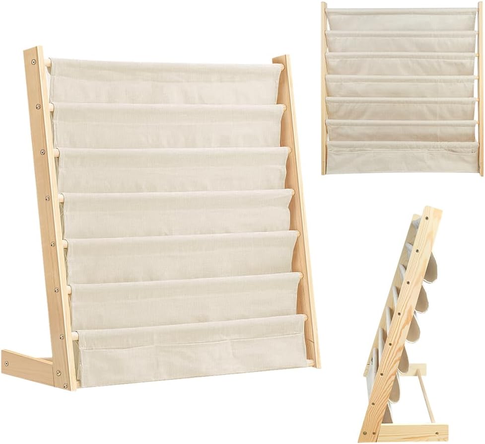 Bücherregal für Kinder – Supersized Bookcase Storage für Kinder mit 5 Tieren, Bücherregal, Buchhalte