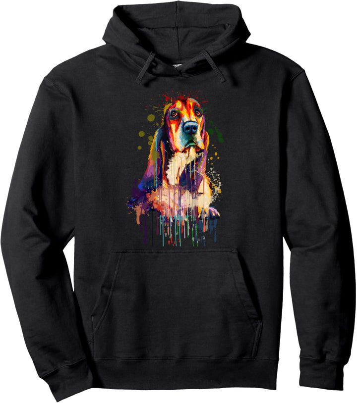 Basset Hound für eine Basset Hound Hunde Mama Pullover Hoodie