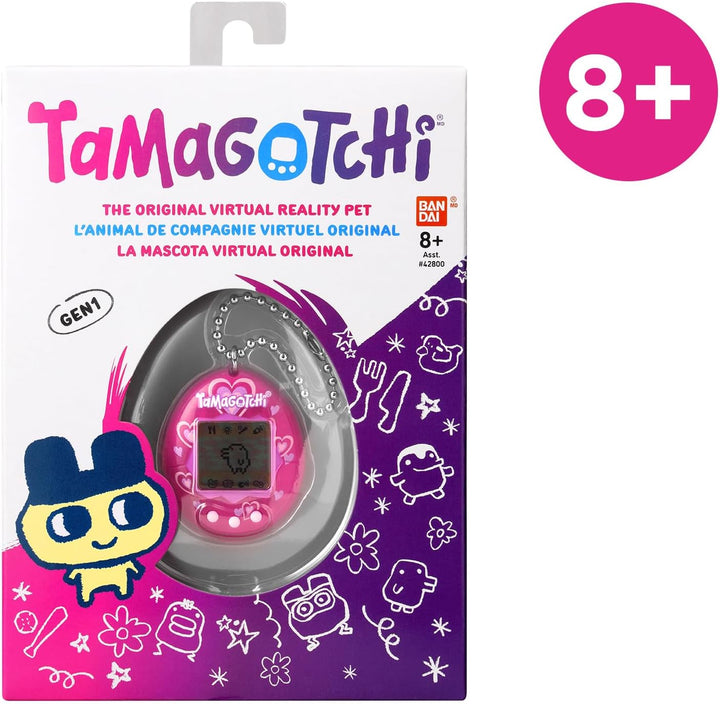 Bandai - Tamagotchi - Tamagotchi Original - Lots of Love - Elektronisches virtuelles Tier mit Farbdi