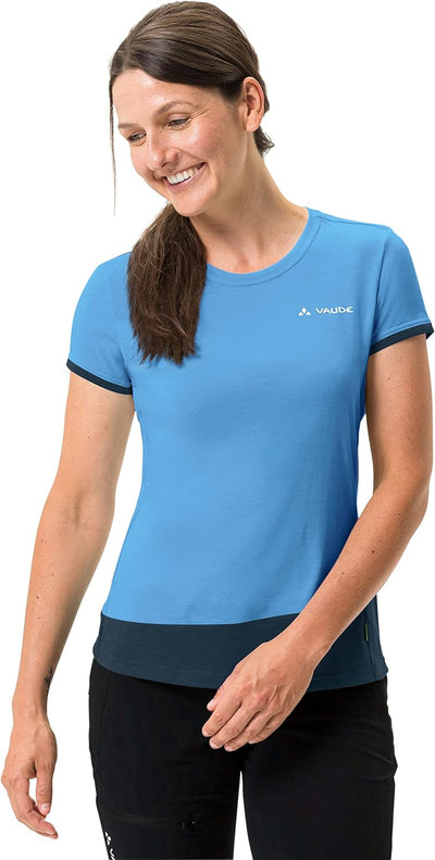 VAUDE Women's Sveit Shirt - T-Shirt Damen Blue Jay 34, Blue Jay 34