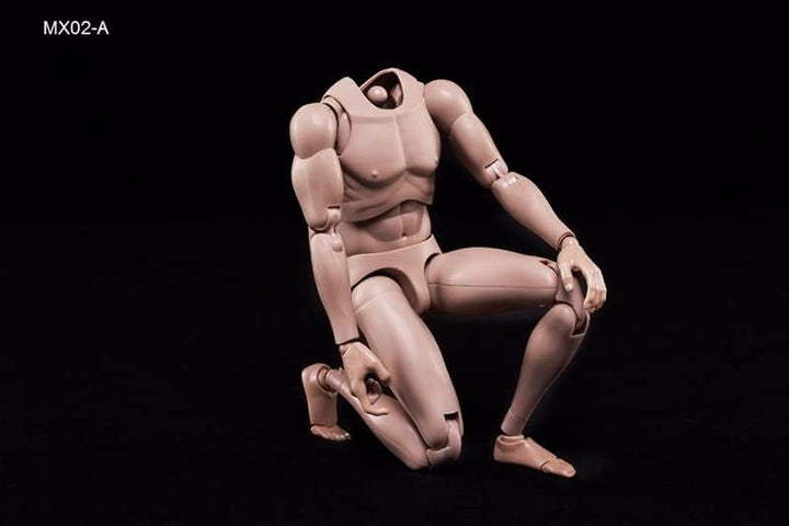 1/6 Männlicher Körper,12'' Europa Haut Actionfigur Körper Spielzeug MX02-A Für 1/6 Kopf Skulptur, A