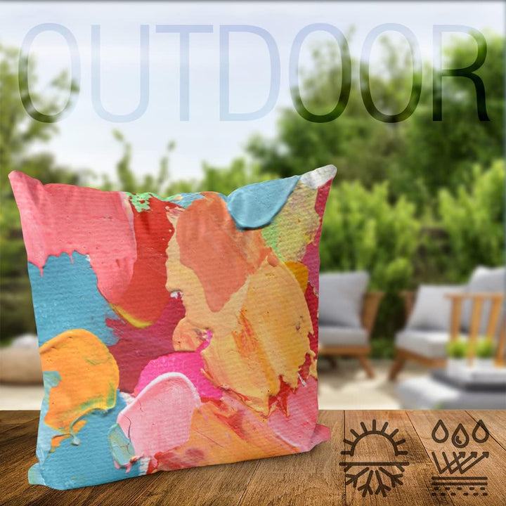 VOID Acrylfarben Kissenbezug Kissenhülle Sofakissen Kissen Deko Outdoor-Kissen Dekokissen, Kissen Gr