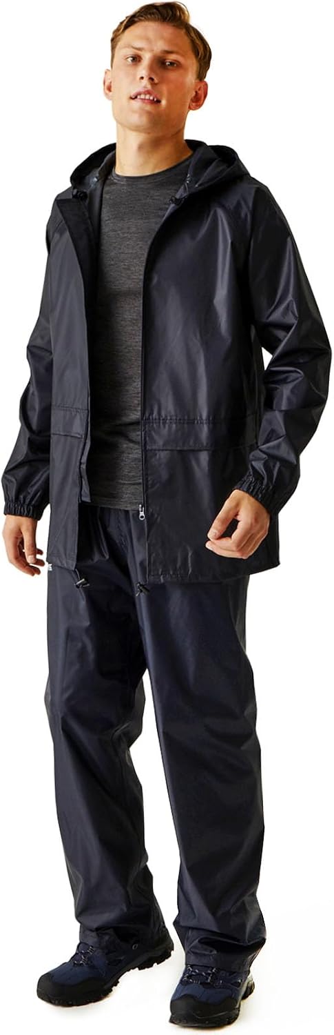 Regatta Pack It Herren Outdoor-Überhose, wasserdicht M Navy, M Navy