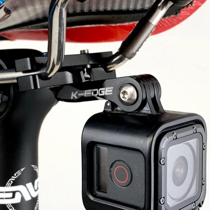 K-Edge Unisex – Erwachsene GO Big GoPro Halterungen, Black Anodize, One Size