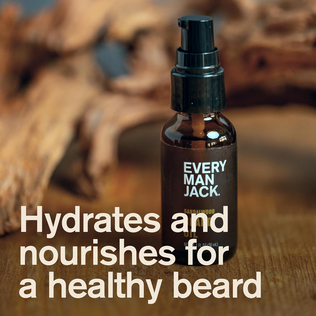 Every Man Jack Sandalwood Beard Oil - 1 oz by EVERY