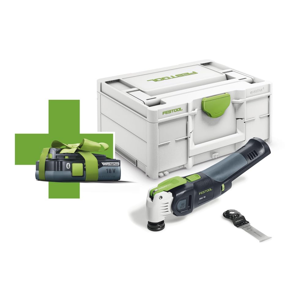FESTOOL Akku-Oszillierer OSC 18 LI E-Basic 18,0 Volt / 4,0 Ah (IEC) Li-Ion