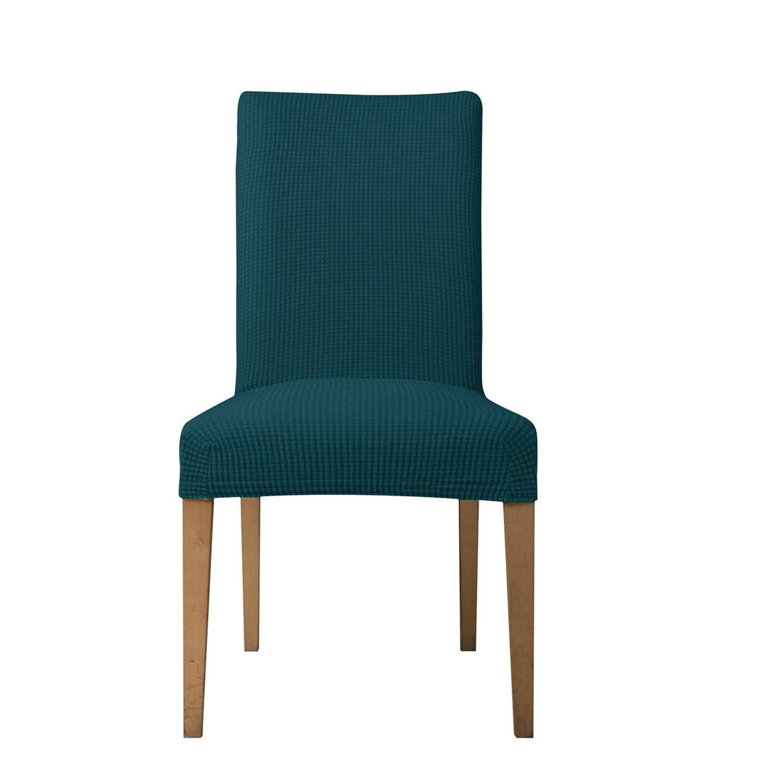 EBETA E Stuhlhussen 6 Stück, Elastische Stuhlbezug, Stretchhusse Stuhlüberzug Jacquard Hussen für Ho