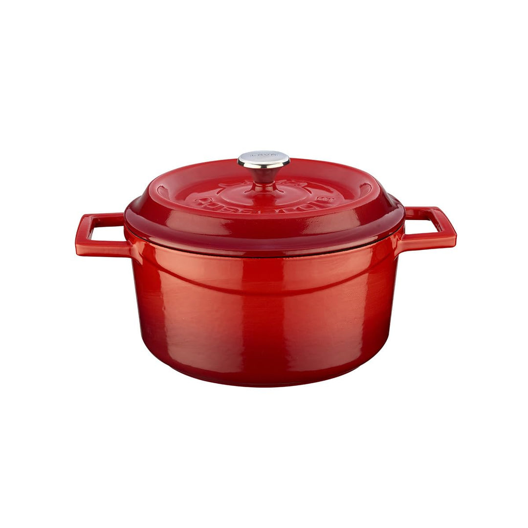 Lava Cooking CASSEROLE ROND 200 MM 2.60 LTR LVYTC20K2R RED/BLACK Rot/Schwarz, Rot/Schwarz