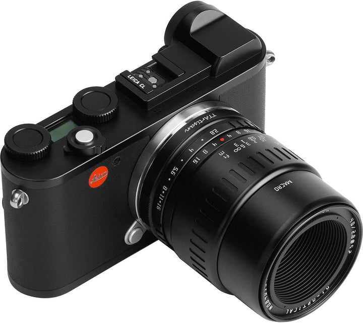 TTArtisan 40 mm F/2,8 Metallgehäuse, kompatibel mit APS-C L Mount (Makro), Schwarz Schwarz 40 mm F2.