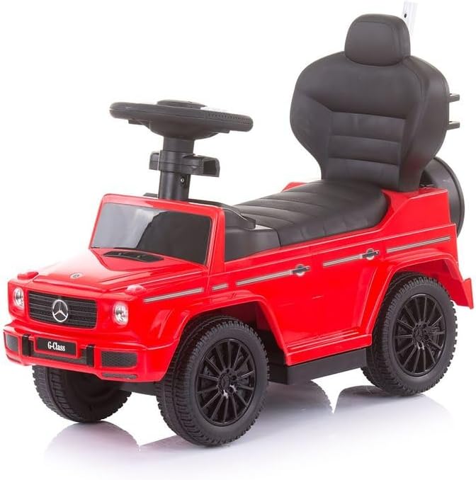 Chipolino Rutscher Mercedes Benz G350d 2 in 1 Schubstange Dach, Trittstufe rot, Rot