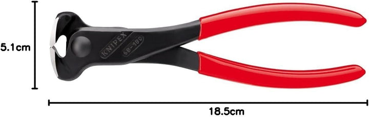 Knipex Vornschneider schwarz atramentiert, mit Kunststoff überzogen 180 mm 68 01 180 EAN 180 mm mit