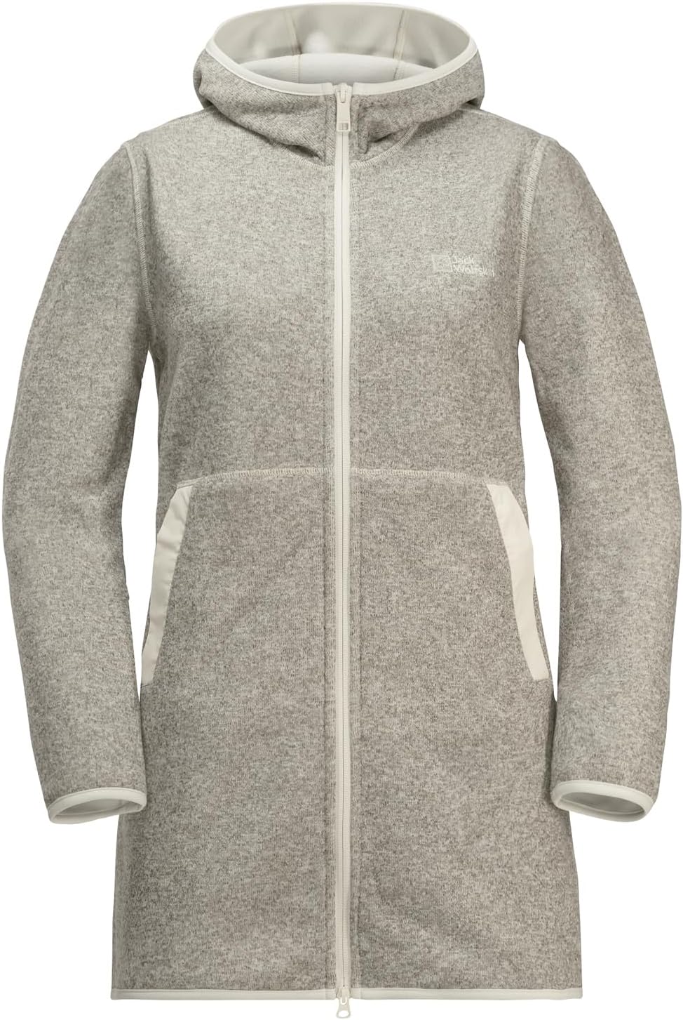 Jack Wolfskin Damen Tannenspur Coat W Fleece-Jacke XS Cotton White, XS Cotton White
