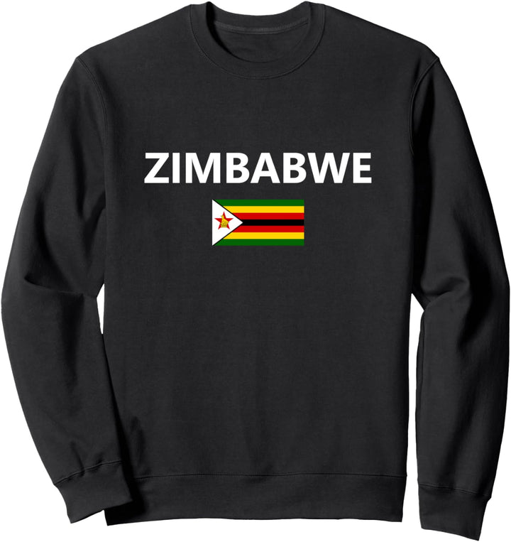 Zimbabwe Flagge Land Flag Country Sweatshirt