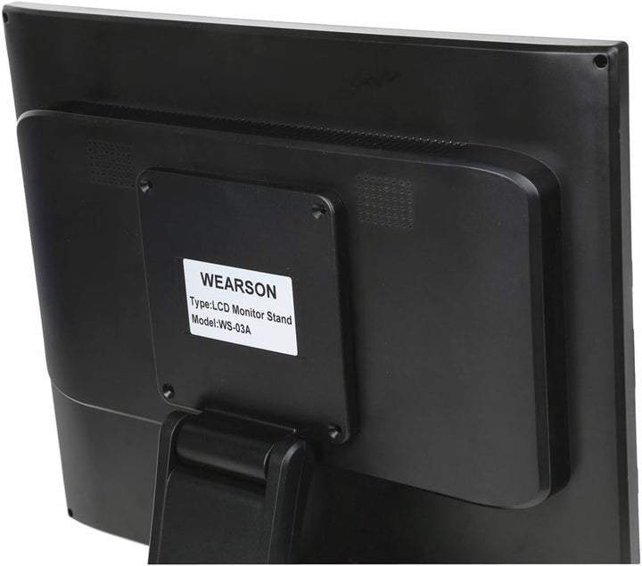 Wearson Verstellbarer LCD Monitor Ständer Halterung Faltbar VESA Monitor Desk Ständer mit VESA Loch